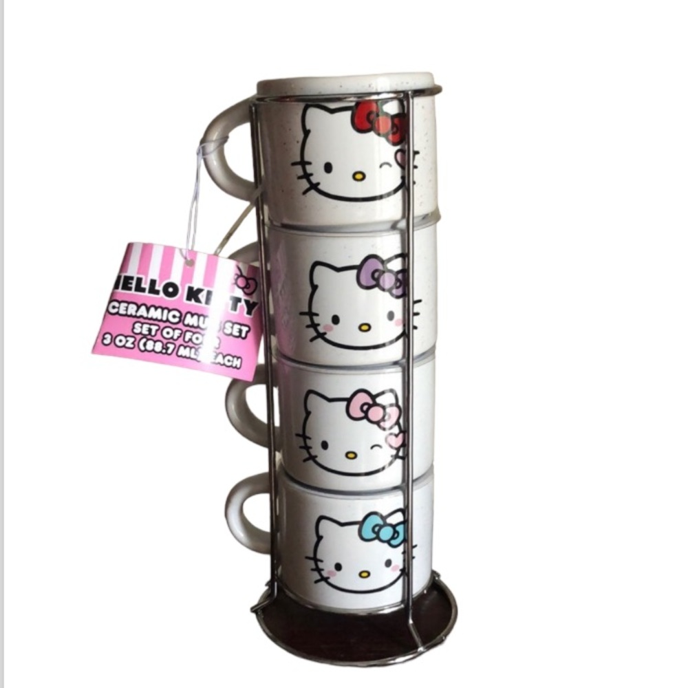 Hello Kitty Ceramic Espresso Mug Set
